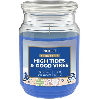 Candle-lite Świeca Zapachowa - High Tides Good Vibes (510g) Candle-lite Świeca Zapachowa - High Tides Good Vibes (510g)