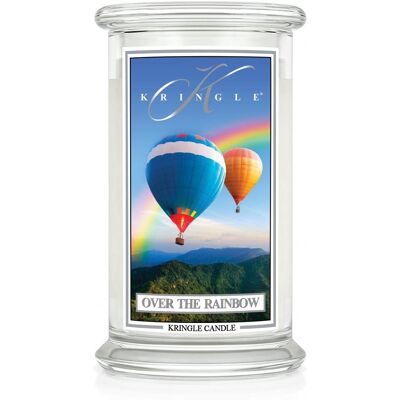 Świeca zapachowa KRINGLE CANDLE Over the Rainbow, duży słoik, 623g Świeca zapachowa KRINGLE CANDLE Over the Rainbow, duży słoik, 623g