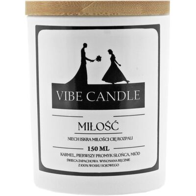 Vibe Świeca Zapachowa Miłość - Karmel - 150 Ml Vibe Świeca Zapachowa Miłość - Karmel - 150 Ml