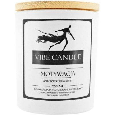 Świeca Zapachowa Motywacja - Soczysta Pomarańcza Vibe Candle Świeca Zapachowa Motywacja - Soczysta Pomarańcza Vibe Candle