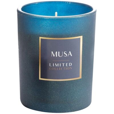 Świeca zapachowa Musa o zapachu japońskiego bambusa w szkle ozdobnym 200g LIMITED COLLECTION Eurofirany Świeca zapachowa Musa o zapachu japońskiego bambusa w szkle ozdobnym 200g LIMITED COLLECTION Eurofirany