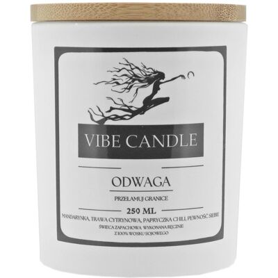 Vibe Świeca Zapachowa Odwaga - Mandarynka I Trawa Cytrynowa - 250 Ml Vibe Świeca Zapachowa Odwaga - Mandarynka I Trawa Cytrynowa - 250 Ml