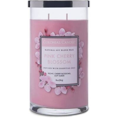 Świeca sojowa Colonial Candle Różowe Kwiaty Wiśni 538 G - Aromat do domu Świeca sojowa Colonial Candle Różowe Kwiaty Wiśni 538 G - Aromat do domu