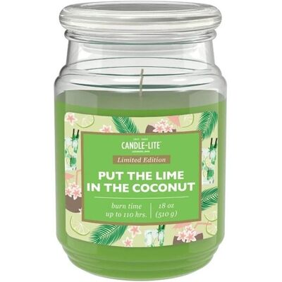 Candle-lite Świeca Zapachowa - Put The Lime In The Cococnut (510g) Candle-lite Świeca Zapachowa - Put The Lime In The Cococnut (510g)