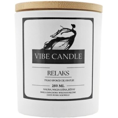Vibe Świeca Zapachowa Relaks - Malina - 250 Ml Vibe Świeca Zapachowa Relaks - Malina - 250 Ml