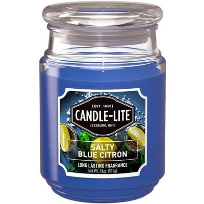 Candle-lite Świeca Zapachowa - Salty Blue Citron (510g) Candle-lite Świeca Zapachowa - Salty Blue Citron (510g)