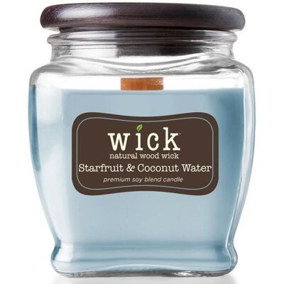Colonial Candle - Starfruit & Coconut Water - 425 g - knot drewniany - wosk sojowy - świeca Colonial Candle - Starfruit & Coconut Water - 425 g - knot drewniany - wosk sojowy - świeca