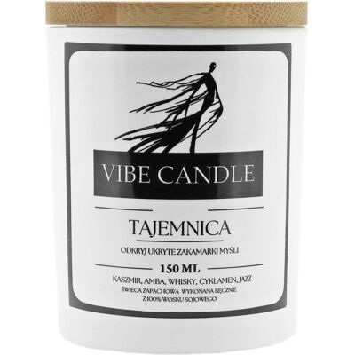 Vibe Świeca Zapachowa Tajemnica - Kaszmir, Amba, W....Y, Cyklamen I Jazz - 150 Ml Vibe Świeca Zapachowa Tajemnica - Kaszmir, Amba, W....Y, Cyklamen I Jazz - 150 Ml