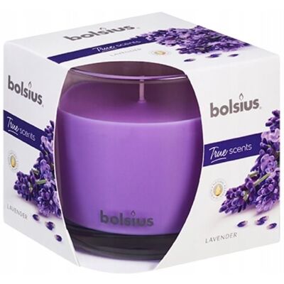 Świeca Zapachowa W Szkle Bolsius True Scents 43h 1 Szt. Lawenda Świeca Zapachowa W Szkle Bolsius True Scents 43h 1 Szt. Lawenda