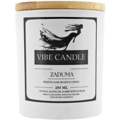Świeca Zapachowa Zaduma - Wanilia I Słodycze Vibe Candle Świeca Zapachowa Zaduma - Wanilia I Słodycze Vibe Candle