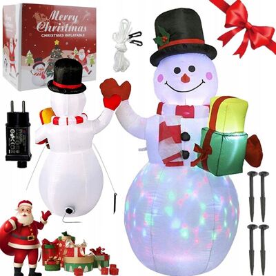inna (Inny) Świecący Duży Bałwan Pompowany Led Ozdoba Świąteczna Bożonarodzeniowa 150Cm inna (Inny) Świecący Duży Bałwan Pompowany Led Ozdoba Świąteczna Bożonarodzeniowa 150Cm