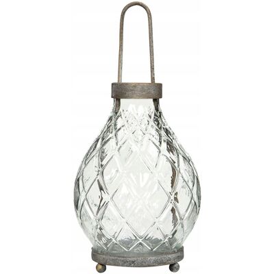 Skandi.pl ŚWIECZNIK LINEA tealight styl retro wys. 25cm Skandi.pl ŚWIECZNIK LINEA tealight styl retro wys. 25cm