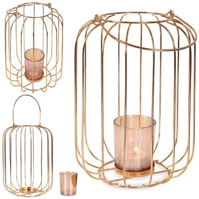 Artemis Świecznik Metalowy Złoty Stojak na Świeczkę Tealight Lampion Latarnia Artemis Świecznik Metalowy Złoty Stojak na Świeczkę Tealight Lampion Latarnia
