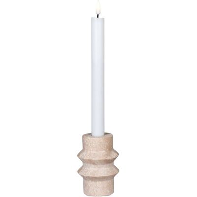 Beżowa latarnia na świece od House Nordic - Candle Holder Beżowa latarnia na świece od House Nordic - Candle Holder