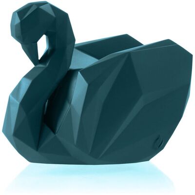 Candellana Świecznik Swan Low-Poly Dark Turquoise Poli Candellana Świecznik Swan Low-Poly Dark Turquoise Poli