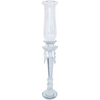 Madex Świecznik Szklany 56 Cm 6733-L Madex Świecznik Szklany 56 Cm 6733-L