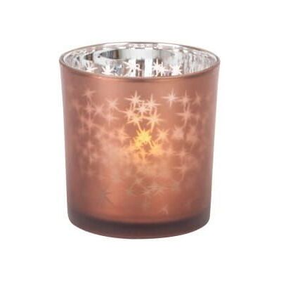 Świecznik szklany SOMPEX Awhia Stern 12.5 x 10 cm Świecznik szklany SOMPEX Awhia Stern 12.5 x 10 cm