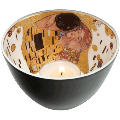 Goebel Świecznik - tealight 7,5 cm Pocałunek - Gustav Klimt Goebel Świecznik - tealight 7,5 cm Pocałunek - Gustav Klimt