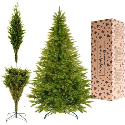 Springos Świerk naturalny, drzewko świąteczne 180 cm choinka sztuczna, produkcja polska Springos Świerk naturalny, drzewko świąteczne 180 cm choinka sztuczna, produkcja polska