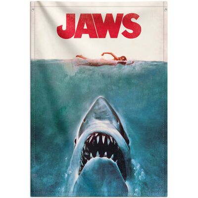 Grupo Erik Baner Dekoracyjny Rekin Jaws Szczęki Na Ścianę Z Tkaniny 70x100 Cm Grupo Erik Baner Dekoracyjny Rekin Jaws Szczęki Na Ścianę Z Tkaniny 70x100 Cm