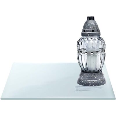 KORB GLASS SZKLANA PODSTAWKA POD ZNICZE z LUSTRA 569b 40x30cm KORB GLASS SZKLANA PODSTAWKA POD ZNICZE z LUSTRA 569b 40x30cm