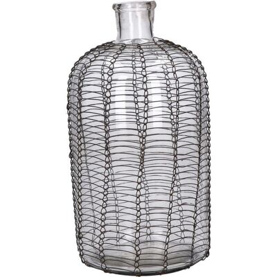 Rituali Domestici Szklany wazon Sgabbiami - Przezroczysty, 26 cm Rituali Domestici Szklany wazon Sgabbiami - Przezroczysty, 26 cm