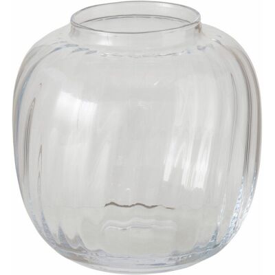 Boltze Home Wazon - 19 cm - Przezroczyste szkło - Błyszczące - Jednolity - Wazon Boltze Home Wazon - 19 cm - Przezroczyste szkło - Błyszczące - Jednolity - Wazon