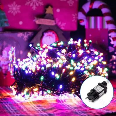 Aigostar Sznur 20mb 400 led Ip44 kolorowych lampek choinkowych led z zasilaczem Aigostar Sznur 20mb 400 led Ip44 kolorowych lampek choinkowych led z zasilaczem