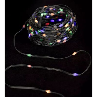 Aigostar Sznur 30mb 300led kolorowych lampek Ip44 taśma świetlna z zasilaczem Aigostar Sznur 30mb 300led kolorowych lampek Ip44 taśma świetlna z zasilaczem