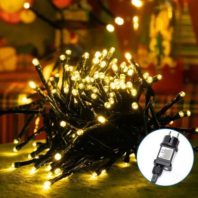Aigostar Sznur 5mb 200led Ip44 Ciepłych Lampek Choinkowych Led Z Zasilaczem Aigostar Sznur 5mb 200led Ip44 Ciepłych Lampek Choinkowych Led Z Zasilaczem