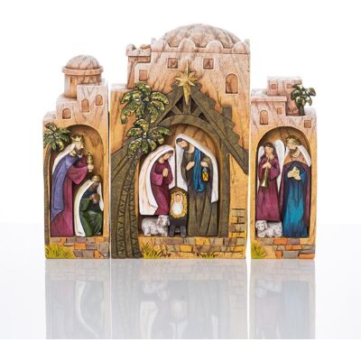 Święte Miasto Szopka bożonarodzeniowa - 17 cm - Decorato Święte Miasto Szopka bożonarodzeniowa - 17 cm - Decorato