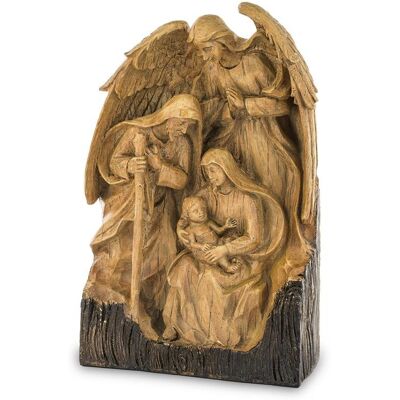 ART Szopka Bożonarodzeniowa kolor brązowy wys.48cm ART Szopka Bożonarodzeniowa kolor brązowy wys.48cm