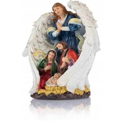 Inny producent Szopka figurka bożonarodzeniowa Święta Rodzina z Aniołem Boże Narodzenie Inny producent Szopka figurka bożonarodzeniowa Święta Rodzina z Aniołem Boże Narodzenie
