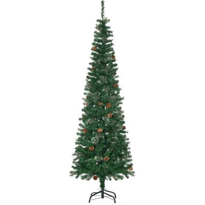 Homcom Sztuczna choinka 195 cm, 556 gałązek na Boże Narodzenie Homcom Sztuczna choinka 195 cm, 556 gałązek na Boże Narodzenie