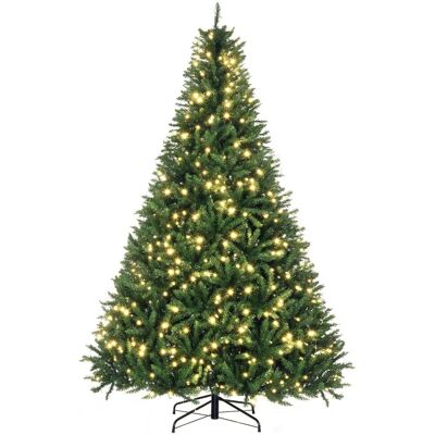 Homcom Sztuczna Choinka 210 Cm, 2154 Gałązki, 700 Led Homcom Sztuczna Choinka 210 Cm, 2154 Gałązki, 700 Led