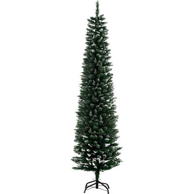 Sztuczna Choinka Homcom, 190 Cm Z 570 Gałęziami, Sztuczny Śnieg, Składany Stojak Metalowy, Dekoracje Świąteczne, Zielony Sztuczna Choinka Homcom, 190 Cm Z 570 Gałęziami, Sztuczny Śnieg, Składany Stojak Metalowy, Dekoracje Świąteczne, Zielony