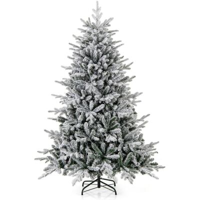 COSTWAY Sztuczna Choinka świąteczna LED 147 cm COSTWAY Sztuczna Choinka świąteczna LED 147 cm