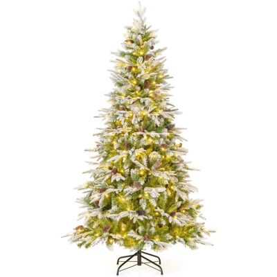 COSTWAY Sztuczna Choinka Świąteczna Led 190 Cm COSTWAY Sztuczna Choinka Świąteczna Led 190 Cm