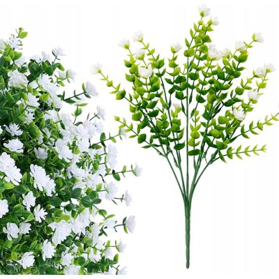 Inny producent SZTUCZNA GIPSÓWKA BORÓWKA BIAŁA SZTUCZNE KWIATY BUKIET STROIK WAZON 35cm Inny producent SZTUCZNA GIPSÓWKA BORÓWKA BIAŁA SZTUCZNE KWIATY BUKIET STROIK WAZON 35cm