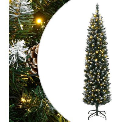 VMP Sztuczna, smukła choinka, 150 lampek LED, 120 cm VMP Sztuczna, smukła choinka, 150 lampek LED, 120 cm