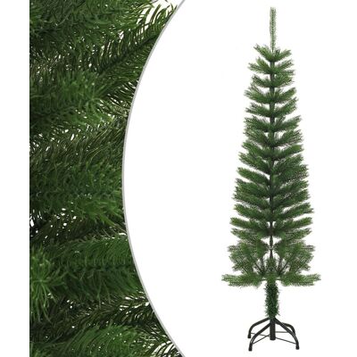 VMP Sztuczna, smukła choinka ze stojakiem, 150 cm, PE VMP Sztuczna, smukła choinka ze stojakiem, 150 cm, PE