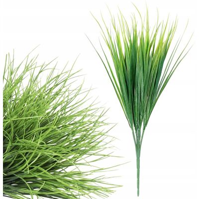 Inny producent SZTUCZNA TRAWA ZIELONA GAŁĄZKA SZTUCZNE KWIATY STROIK BUKIET WAZON 35cm Inny producent SZTUCZNA TRAWA ZIELONA GAŁĄZKA SZTUCZNE KWIATY STROIK BUKIET WAZON 35cm