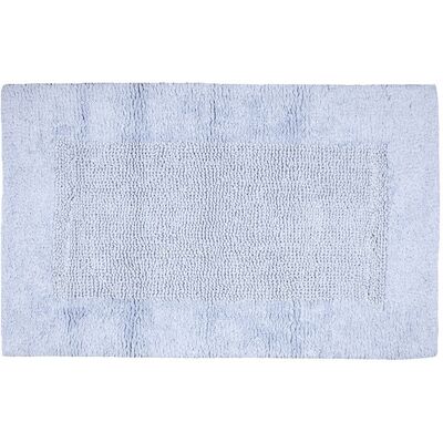 Tappeto bagno Fazzini di puro cotone reversibile 70x140 cm color blue fog Tappeto bagno Fazzini di puro cotone reversibile 70x140 cm color blue fog