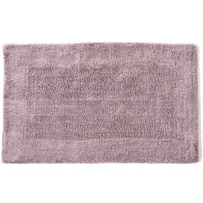 Tappeto bagno Fazzini di puro cotone reversibile 70x140 cm color rosa quarzo Tappeto bagno Fazzini di puro cotone reversibile 70x140 cm color rosa quarzo