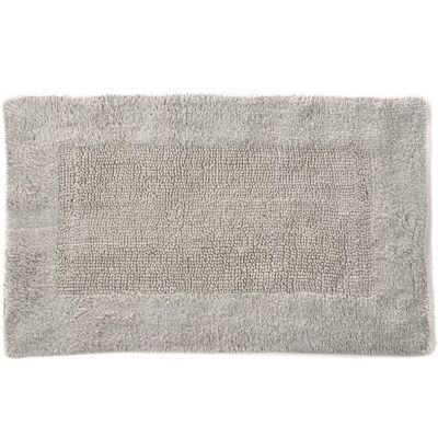 Tappeto bagno Fazzini di puro cotone reversibile 70x140 cm grigio perla Tappeto bagno Fazzini di puro cotone reversibile 70x140 cm grigio perla