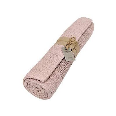 Tappeto Bagno Fazzini Di Puro Cotone Reversibile 70x140 Cm Rosa Boho Tappeto Bagno Fazzini Di Puro Cotone Reversibile 70x140 Cm Rosa Boho