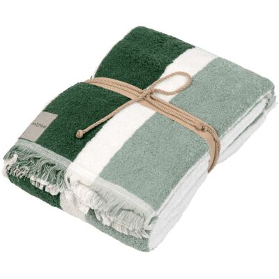 Telo doccia Fazzini in spugna tinta in filo surf-medium green Telo doccia Fazzini in spugna tinta in filo surf-medium green