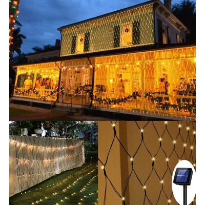 Inny producent TIYUPA SIATKA ŚWIETLNA GIRLANDA SOLARNA LAMPKI 3Mx2M 8 Trybów 200LED Inny producent TIYUPA SIATKA ŚWIETLNA GIRLANDA SOLARNA LAMPKI 3Mx2M 8 Trybów 200LED