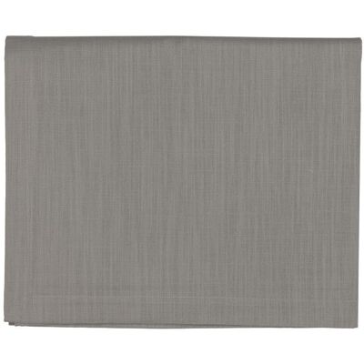 Tovaglia Da 8 (145x220) Fazzini Canvas Di Puro Cotone Fiammato Con Alta Balza Applicata A Mano Tinto Indanthrene Sasso Tovaglia Da 8 (145x220) Fazzini Canvas Di Puro Cotone Fiammato Con Alta Balza Applicata A Mano Tinto Indanthrene Sasso