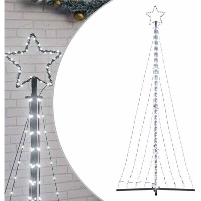 vidaXL Lampki choinkowe, 447 zimnych białych LED, 249 cm vidaXL Lampki choinkowe, 447 zimnych białych LED, 249 cm